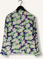 Blauwe POM AMSTERDAM Blouses MILA LILIES BLUE BLOUSE Blauwe POM AMSTERDAM Blouses MILA LILIES BLUE BLOUSE - medium