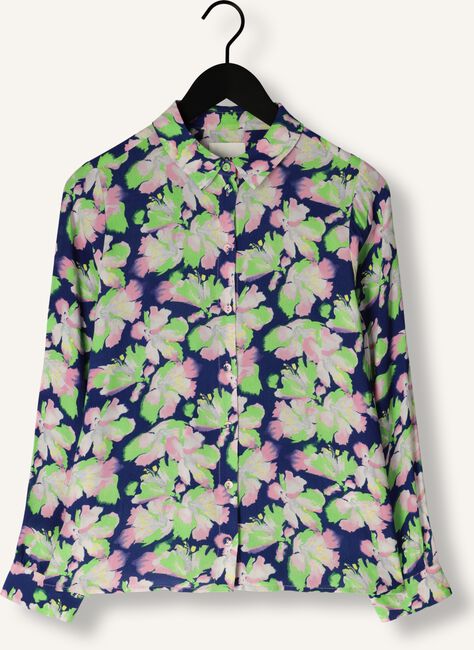 Blauwe POM AMSTERDAM Blouses MILA LILIES BLUE BLOUSE Blauwe POM AMSTERDAM Blouses MILA LILIES BLUE BLOUSE - large