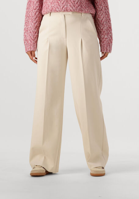 Beige ANOTHER LABEL Wijde broek MOORE PLEATED PANTS - large