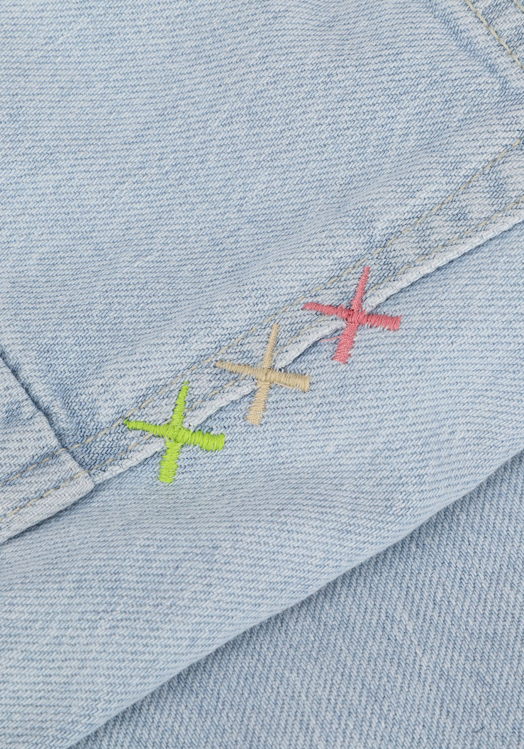 Lichtblauwe SCOTCH & SODA Shorts RALSTON DENIM SHORT - large