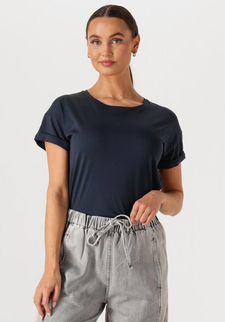 Donkerblauwe WITHBLACK T-shirt WBLCORRI SS TEE - large