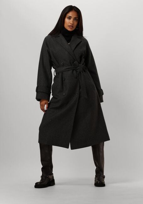 Grijze OBJECT Mantel OBJKEILY L/S COAT - large