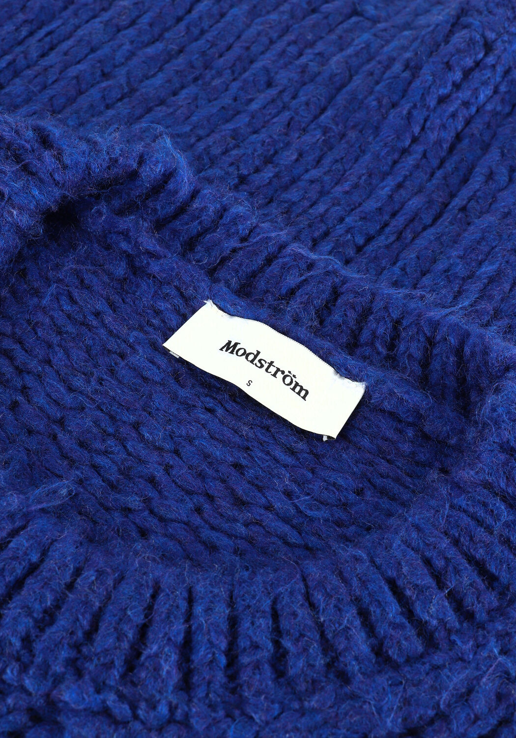 Donkerblauwe MODSTR&Ouml;M Trui VALENTIA O-NECK - large
