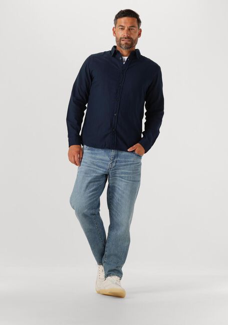 Blauwe SELECTED HOMME Casual overhemd SLHSLIMOWEN-BRUSHED SHIRT LS NOOS - large