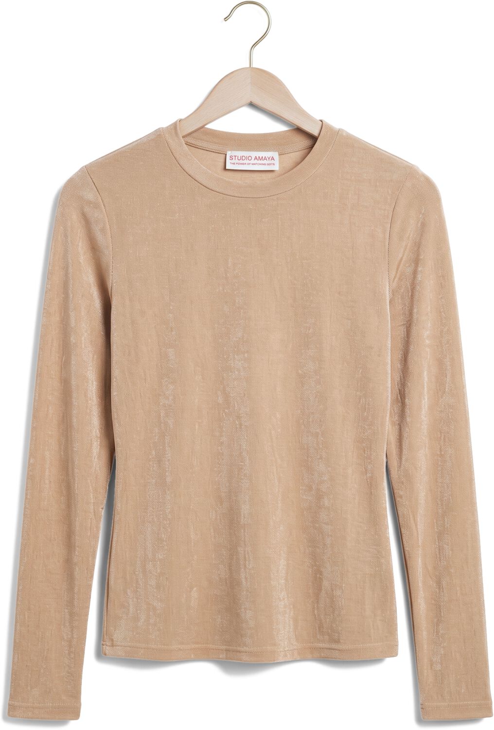 STUDIO AMAYA Dames Tops & T-shirts Lynn T-shirt Beige