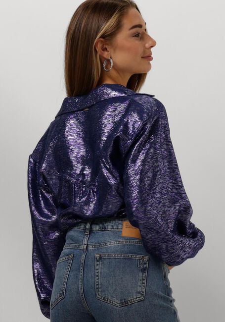 Paarse POM AMSTERDAM Blouses VIOLET FESTIVE BLUE - large