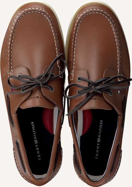 Cognac TOMMY HILFIGER Instappers CLASSIC BOATSHOE Cognac TOMMY HILFIGER Instappers CLASSIC BOATSHOE - large