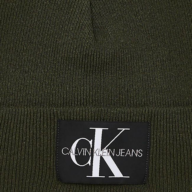 Groene CALVIN KLEIN Muts J BASIC MEN KNITTED BEANIE Groene CALVIN KLEIN Muts J BASIC MEN KNITTED BEANIE - large