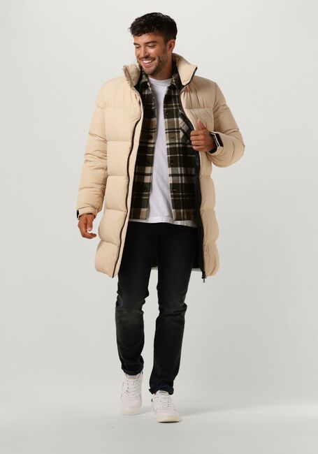 Groene SCOTCH & SODA Overshirt BRUSHED WOOL-BLEND CHECKED OVERSHIRT - large