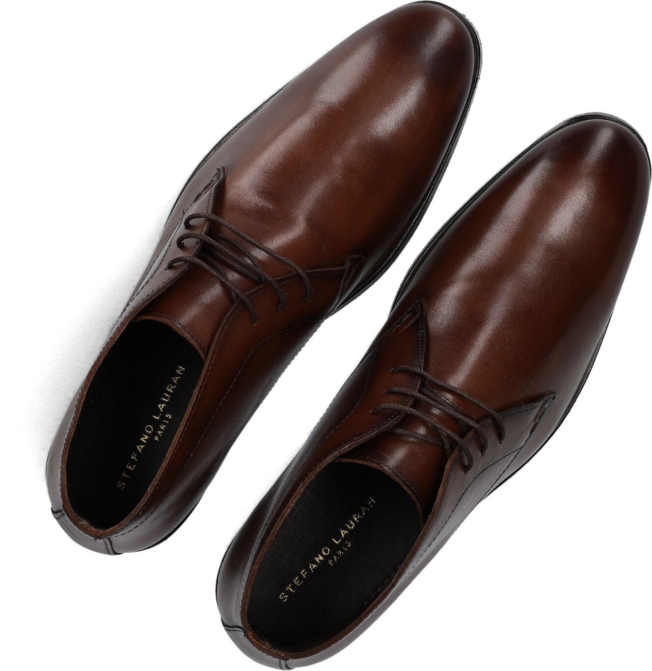 STEFANO LAURAN Bruine Veterschoenen 92301