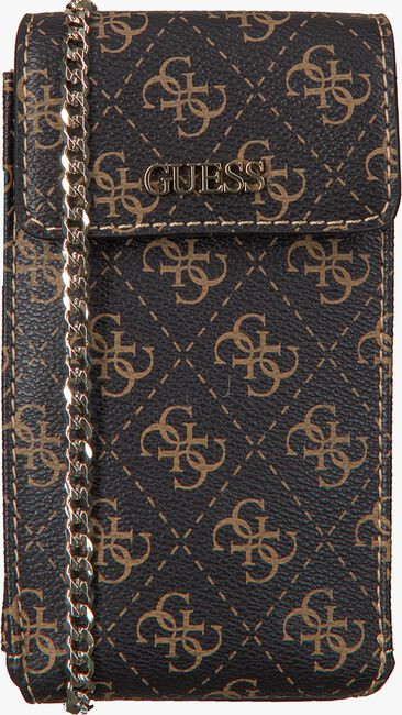 Bruine GUESS PICNIC CHIT CHAT Schoudertas - large