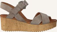 Taupe OMODA Platte sandalen 722017 - medium