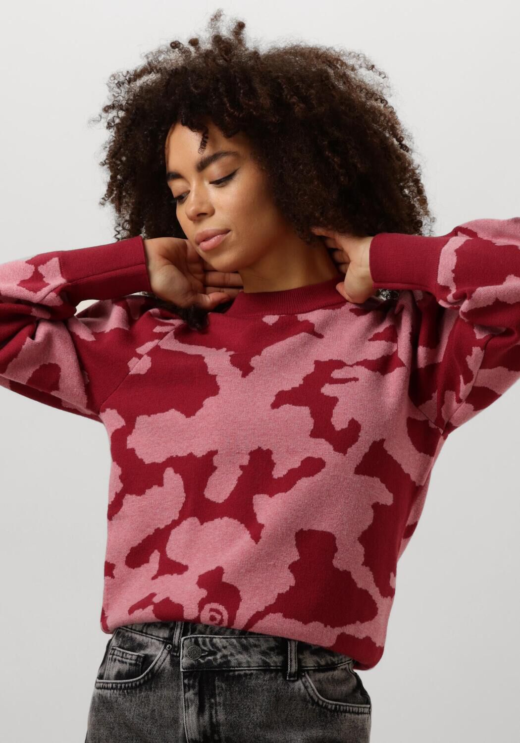 roest pom amsterdam trui camo red