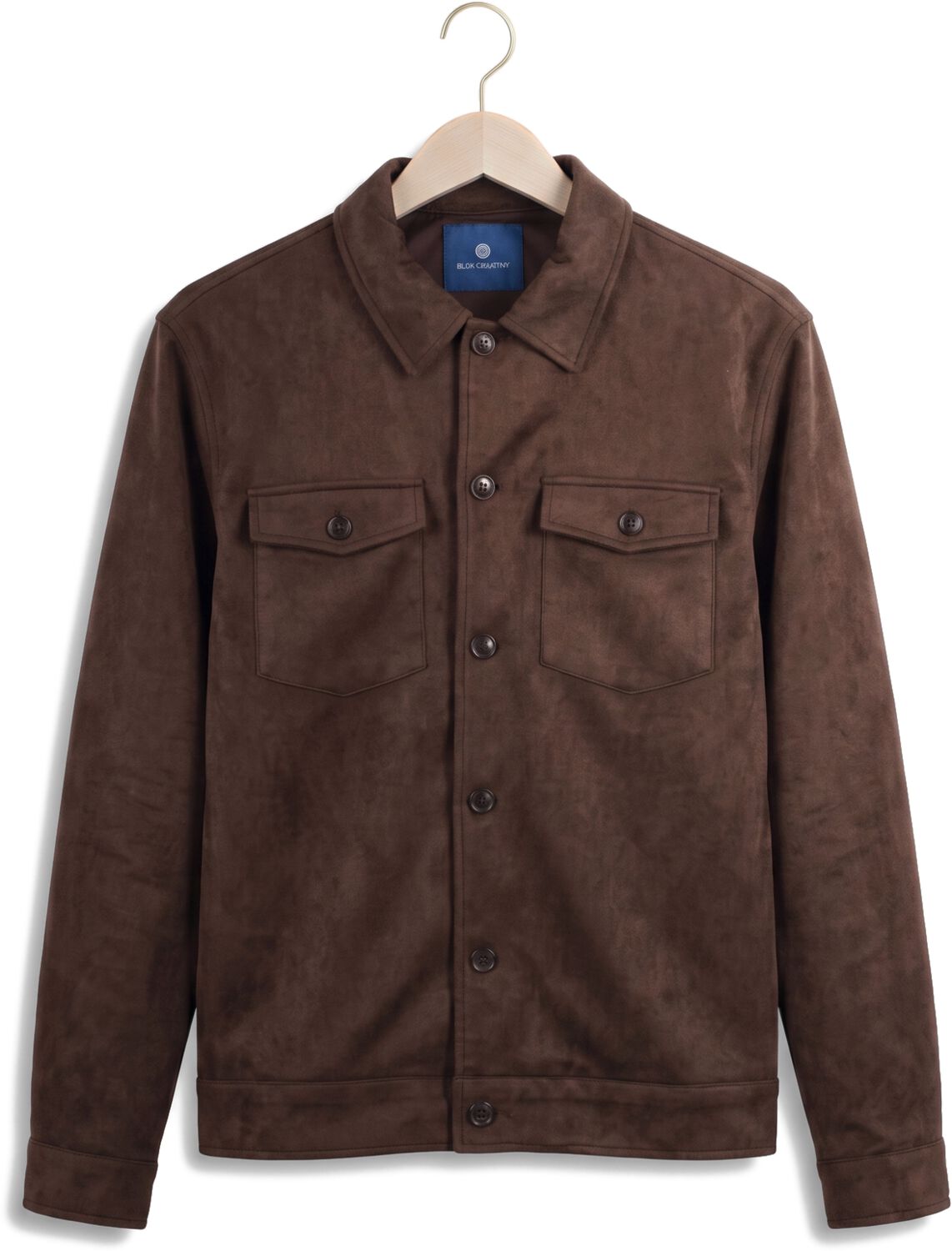 BLUE INDUSTRY Heren Overshirts Shirtjacket Bruin