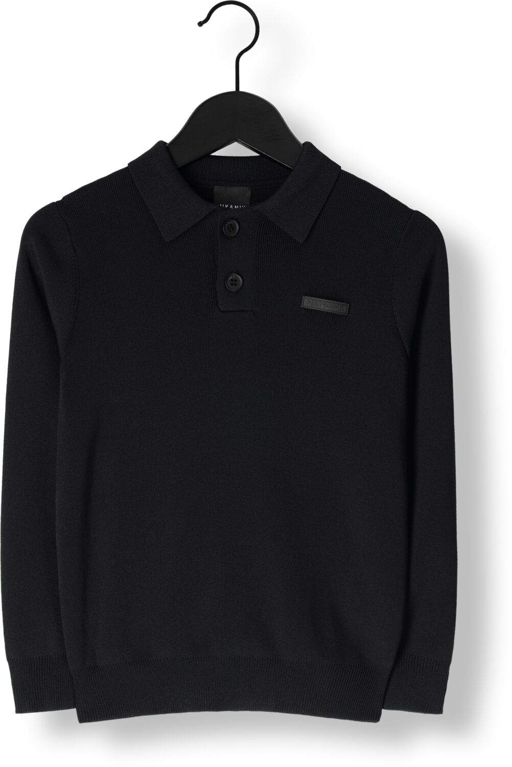 NIK & NIK Jongens Polo's & T-shirts Toby Polo Zwart
