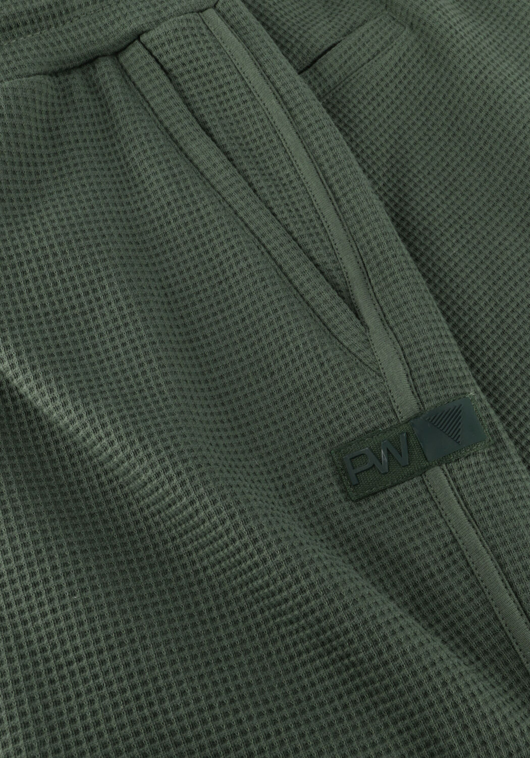 Groene PUREWHITE Korte broek SHORTS WITH WAFFLE STRUCTURE - large