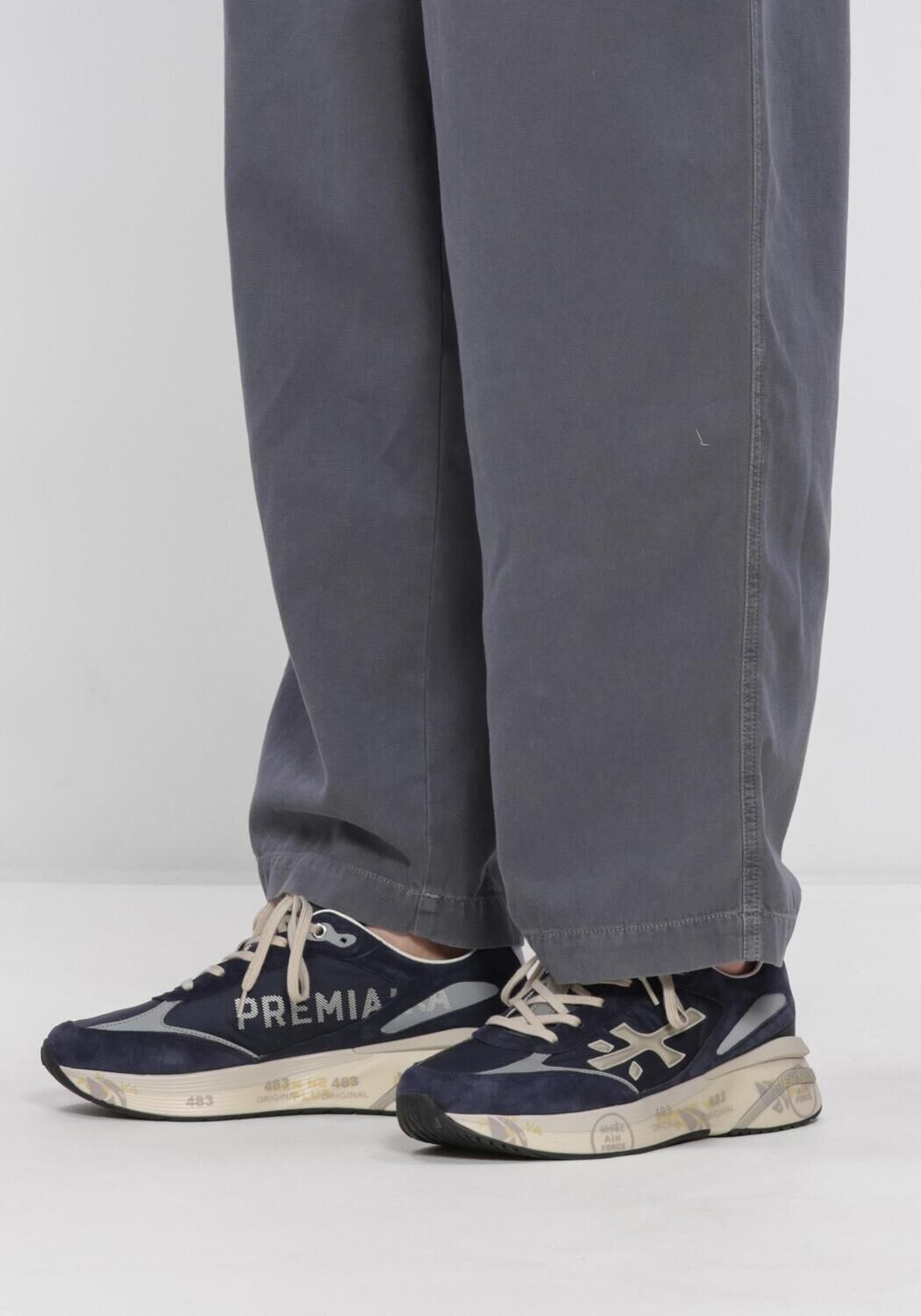 Blauwe PREMIATA Lage sneakers MOERUN - large