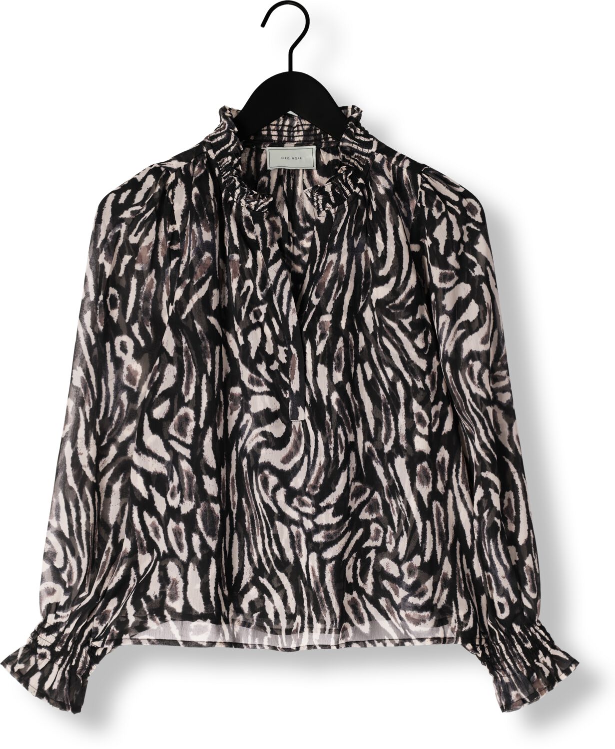 NEO NOIR Dames Blouses Leia Abstract Leo Blouse Wit