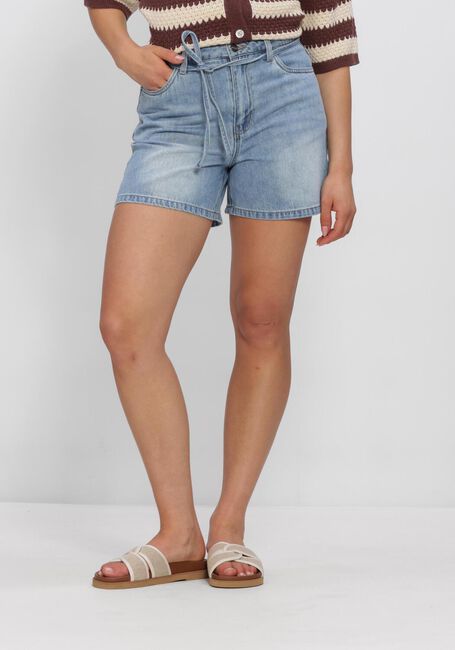 Blauwe OBJECT Shorts OBJROSIE MW LO DENIM SHORT - large