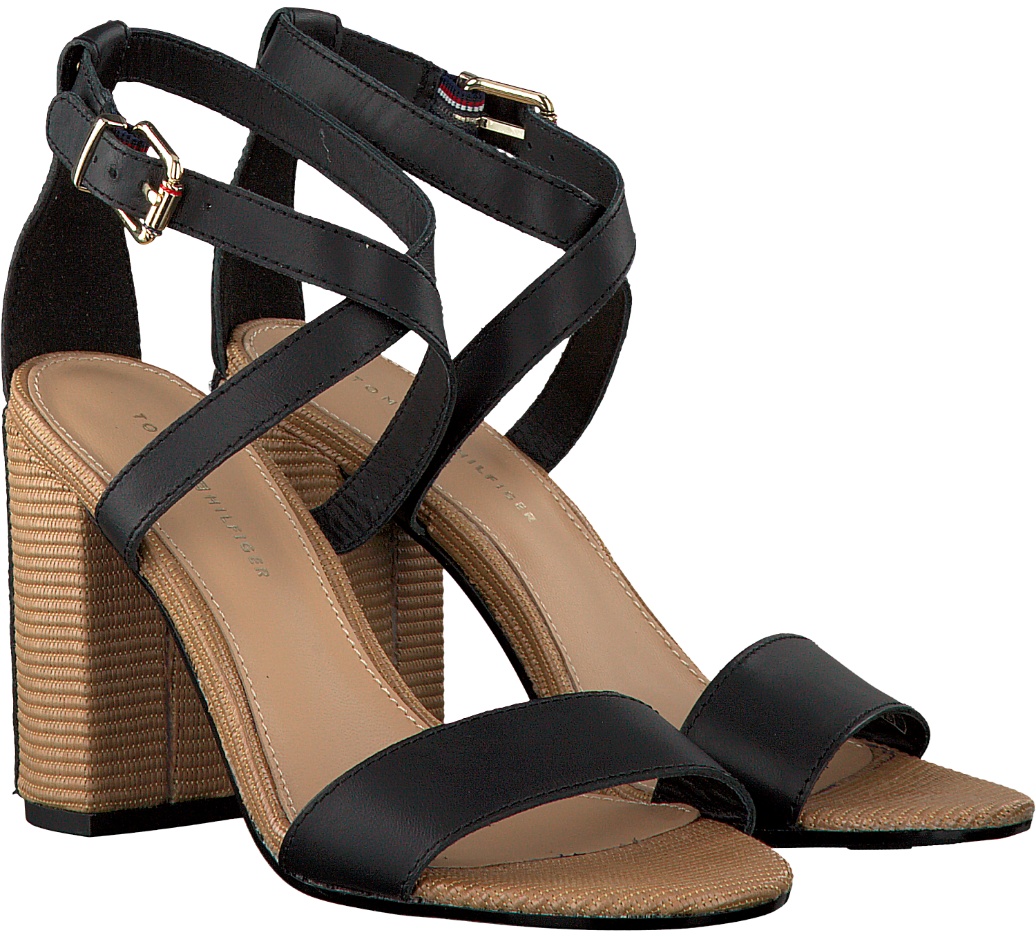 Zwarte TOMMY HILFIGER Sandalen ICONIC ELENA | Omoda