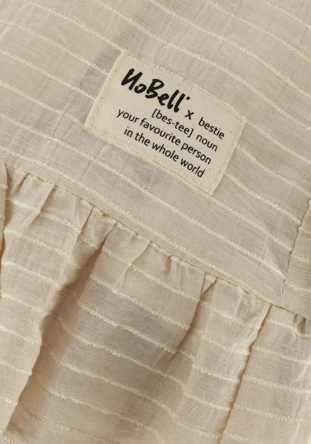 Beige NOBELL Minirok NIURI SHORT SKIRT - large