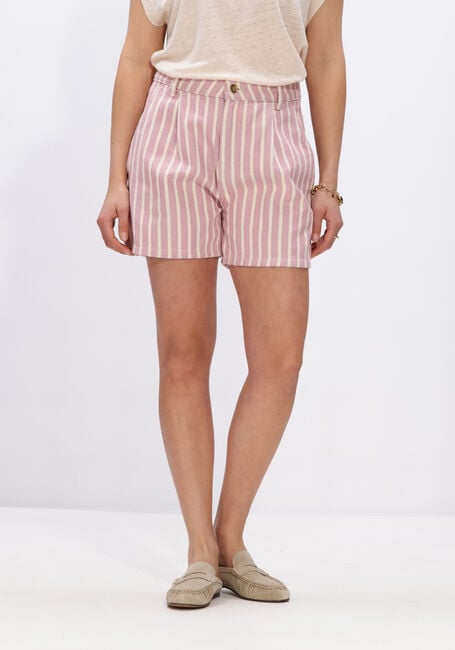Roze BY-BAR Korte broek JUNE STRIPE SHORT - large