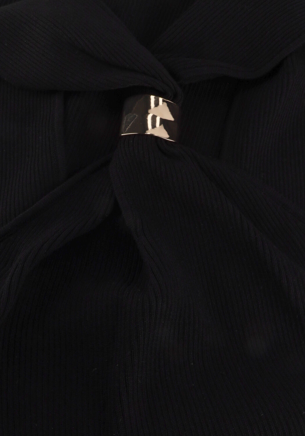 Zwarte NOTRE-V Midi jurk NV-HEIKE - large