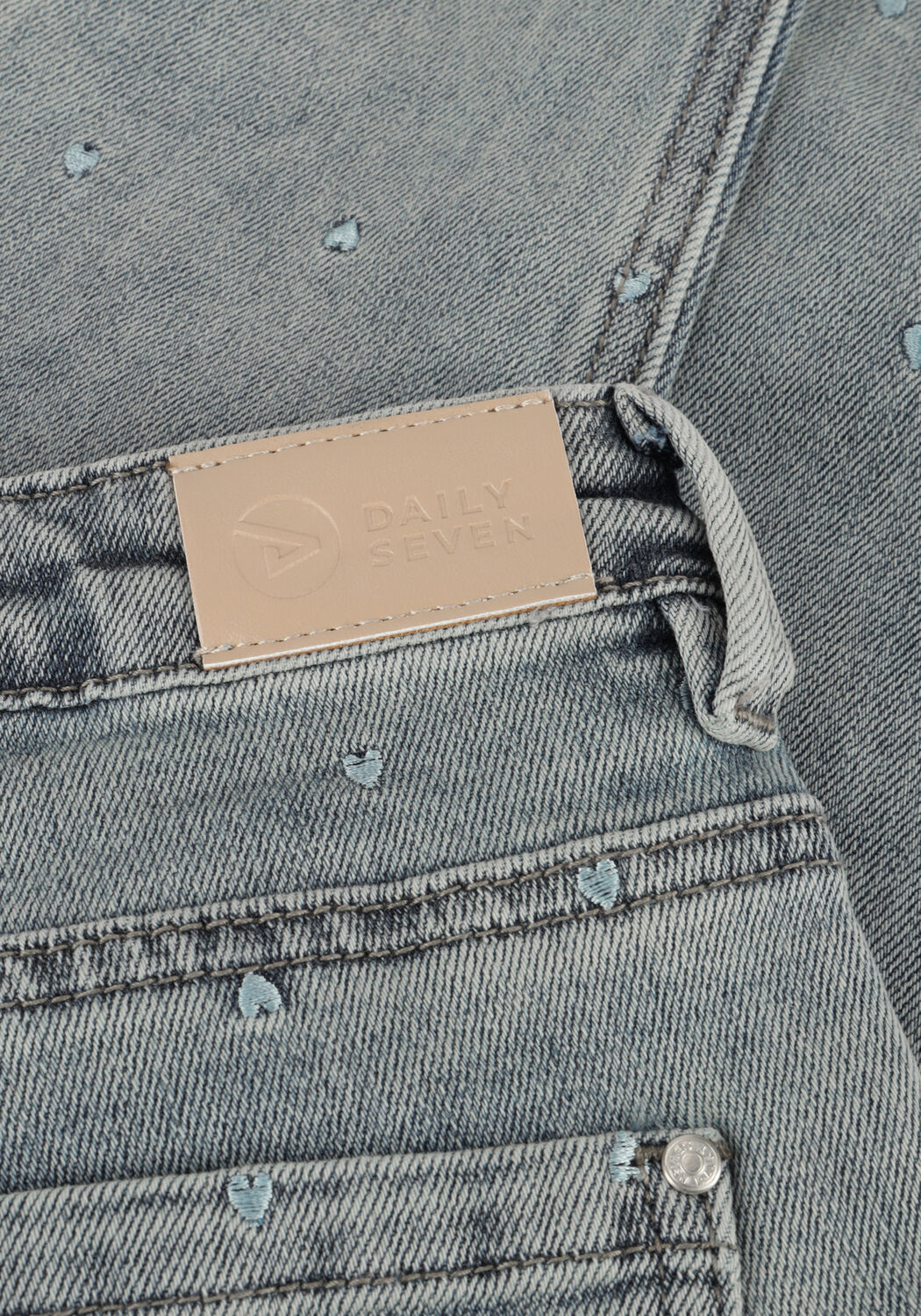 Grijze DAILY7 Straight leg jeans 2500 MOM FIT ALL OVER PRINT - large