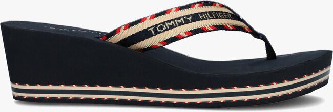 Blauwe TOMMY HILFIGER Teenslippers SHINY TOUCHES HIGH BEACH - large