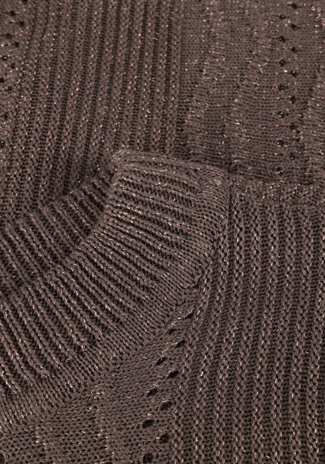 Groene OBJECT T-shirt OBJFRIELLA KNIT S/S SLI PULLOVER - large