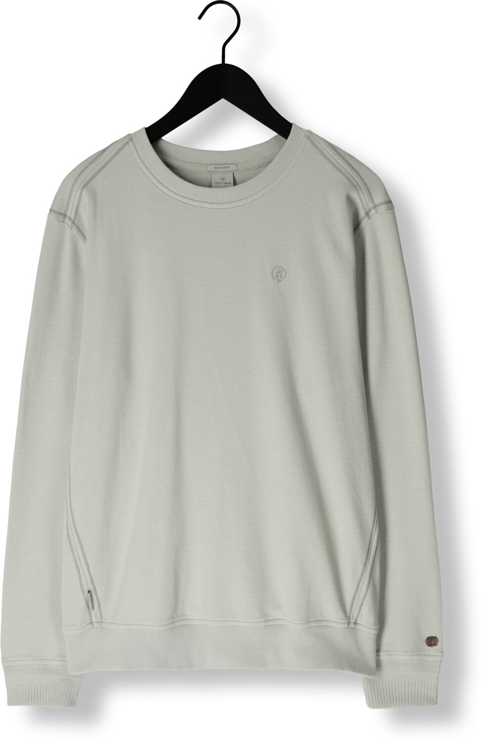 CAST IRON Heren Truien & Vesten Regular Fit Twill Lichtgrijs
