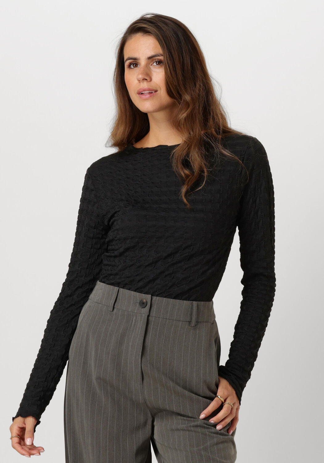 MODSTRÖM Modström Dames Tops & T-shirts Kimoramd Ls Top Zwart