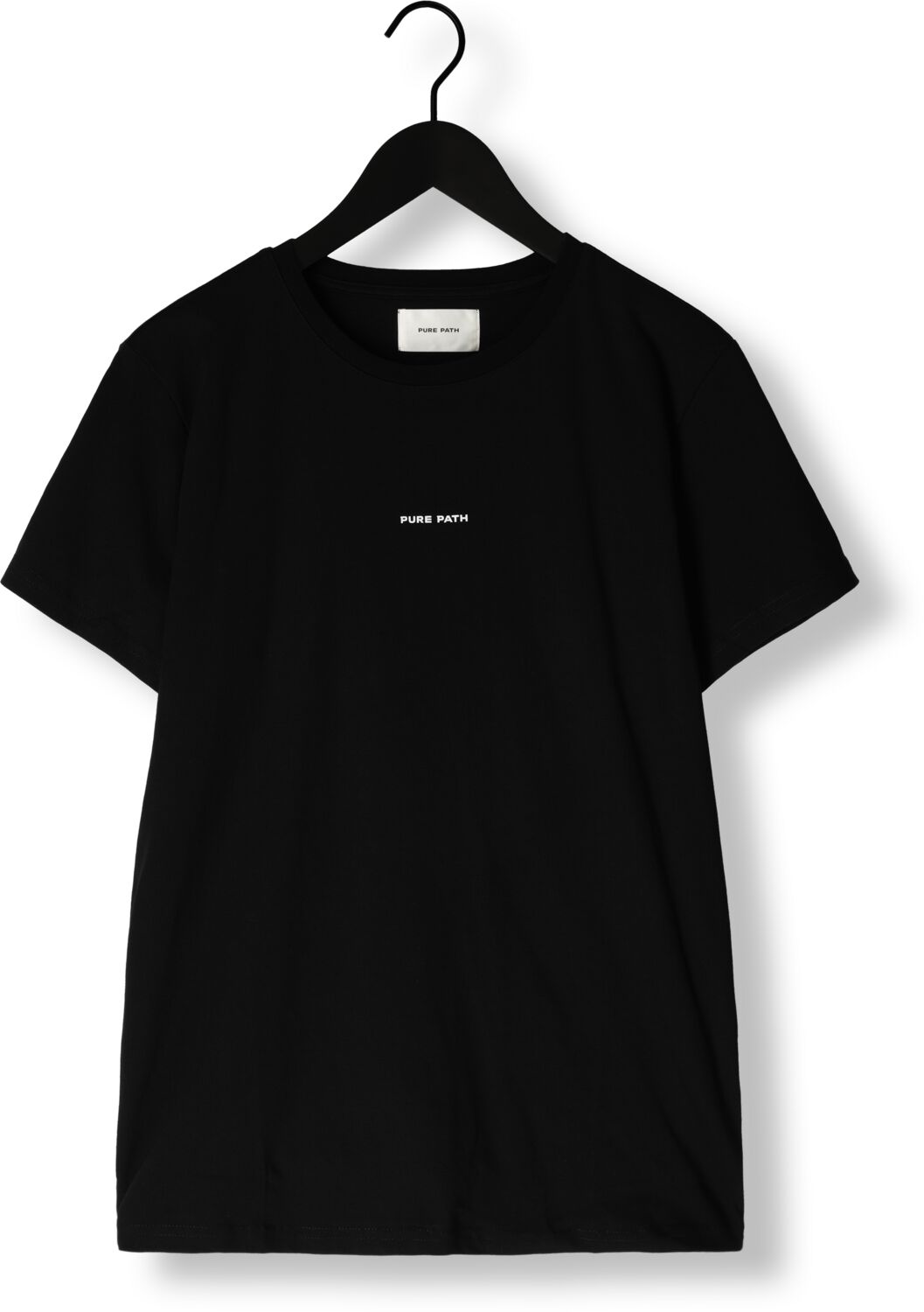 PURE PATH Heren Polo's & T-shirts Essential Logo T-shirt Zwart