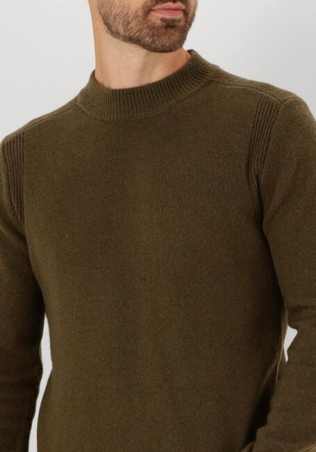 Olijf ANERKJENDT Trui AKRICO LAMBSWOOL KNIT - large
