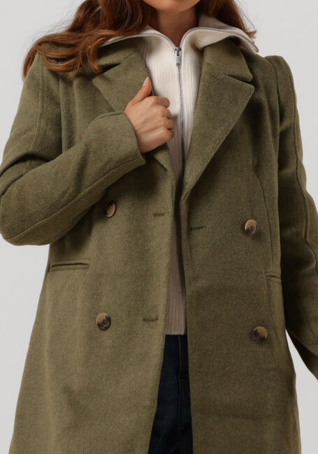 Groene Y.A.S. Mantel YASESSIO WOOL MIX COAT - large