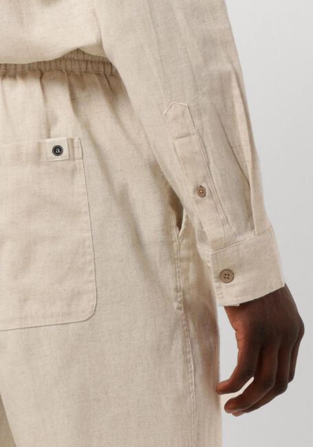 Beige ANERKJENDT Korte broek AKJAMES LINEN ELAST - large