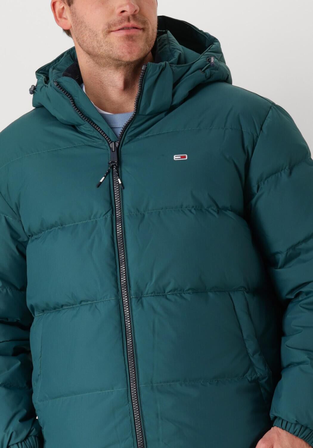 TOMMY JEANS Heren Jassen Tjm Essential Down Groen