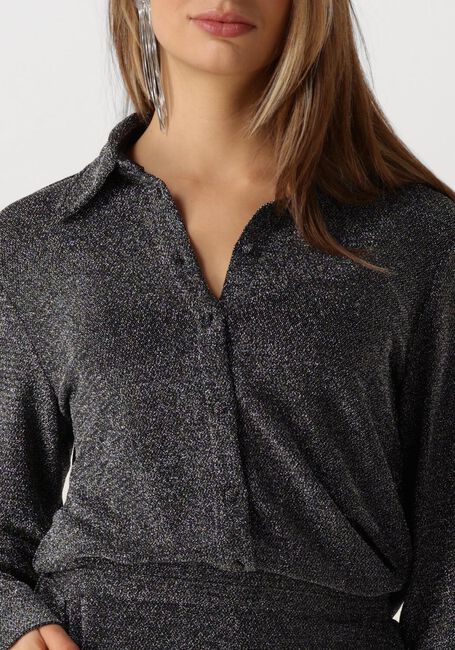 Zwarte Y.A.S. Blouses YASTIKKA LS GLITTER SHIRT - large