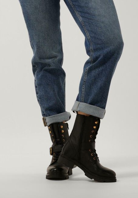 Zwarte OMODA Veterboots LPSOPHIE-41 Zwarte OMODA Veterboots LPSOPHIE-41 - large