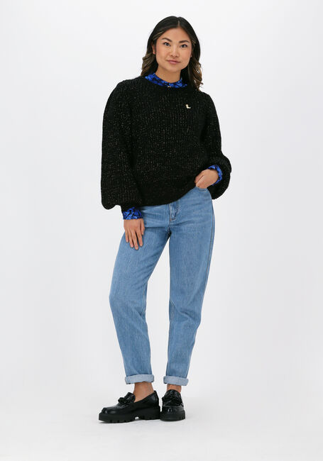 Zwarte FABIENNE CHAPOT Trui STARRY LUREX PULLOVER - large