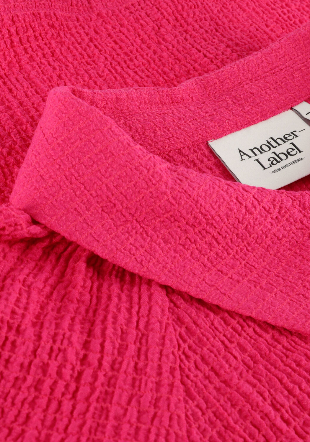 Roze ANOTHER LABEL Mini jurk COCO DRESS S/S - large