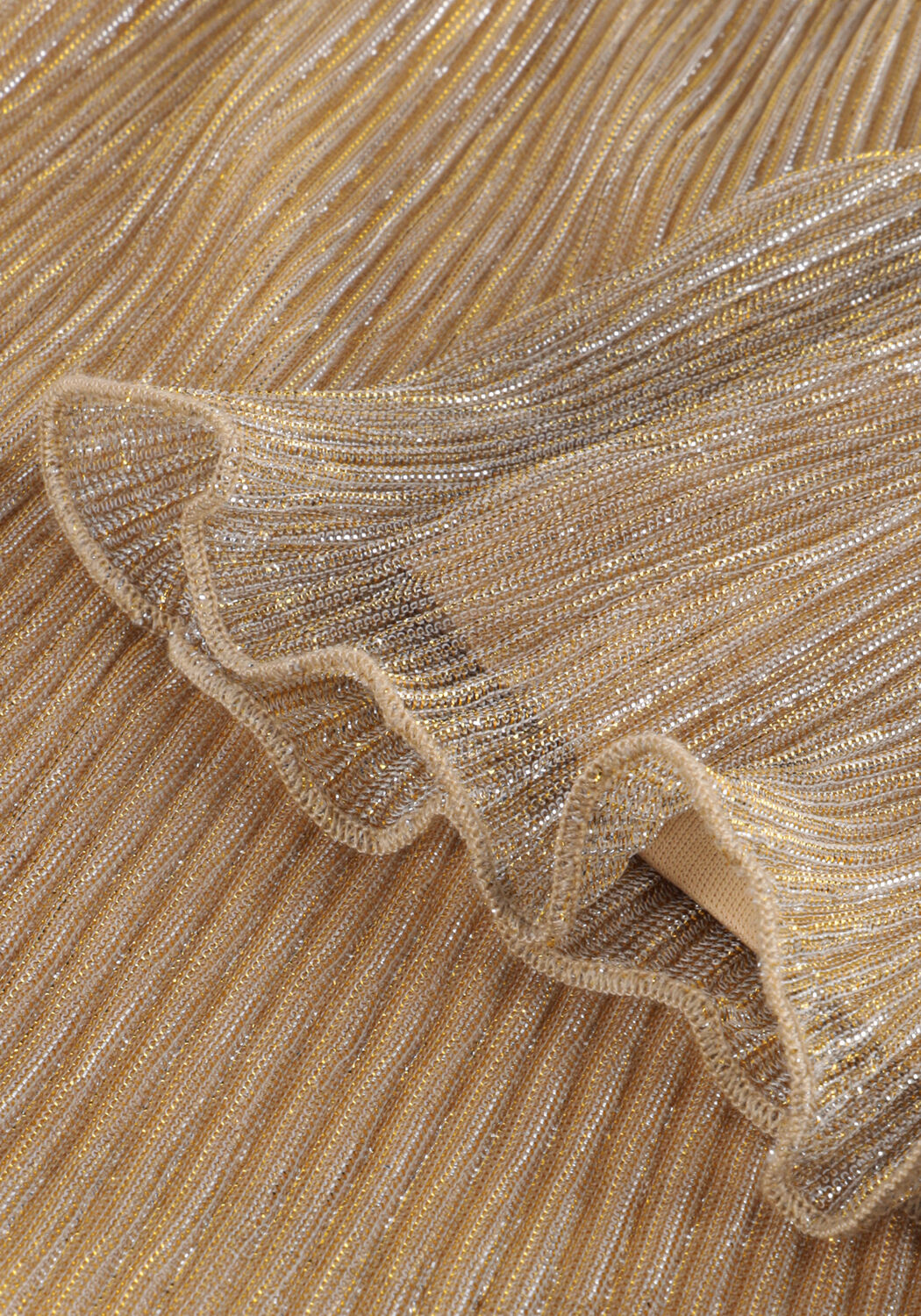 Gouden LIKE FLO Mini jurk SARA FLO PLISSEE SKIRT - large