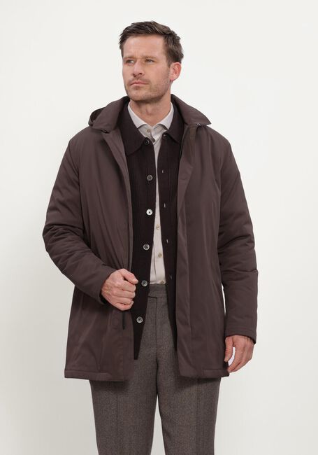Bruine PROFUOMO Parka's OUTERW RAINCOAT MAGN - large