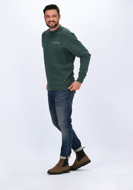 Groene SCOTCH & SODA Sweater FELPA CREWNECK SWEAT IN ORGANI Groene SCOTCH & SODA Sweater FELPA CREWNECK SWEAT IN ORGANI - large