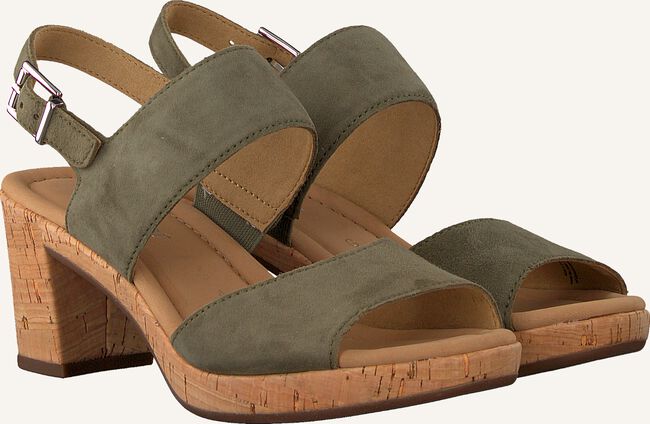 Groene GABOR Platte sandalen 777.1 Groene GABOR Platte sandalen 777.1 - large