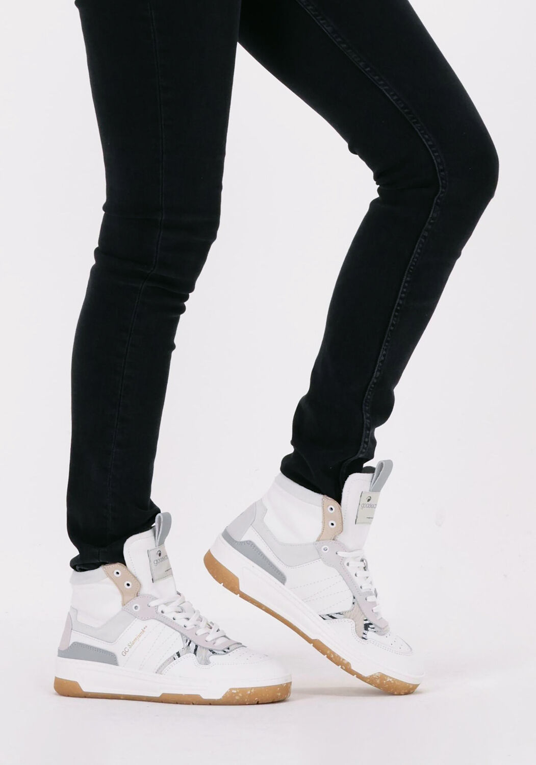 Witte GOOSECRAFT Hoge sneakers BLAKE WOMEN HGH - large