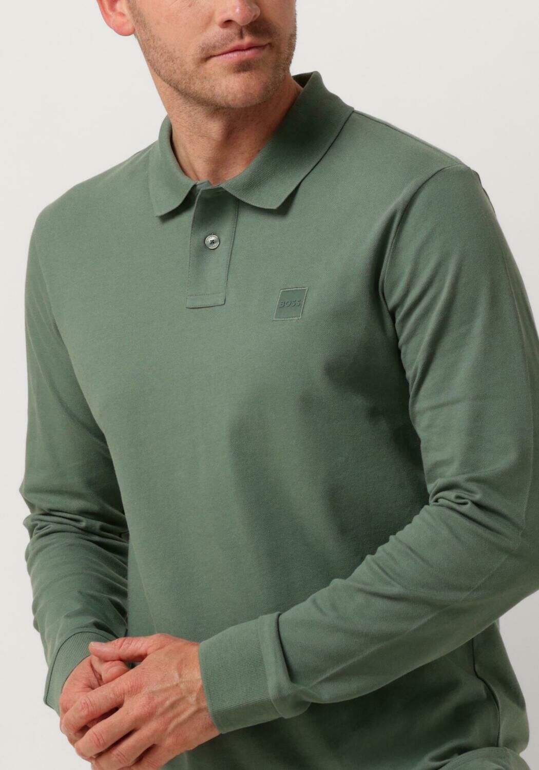 BOSS ORANGE Heren Polo's & T-shirts Passerby Groen