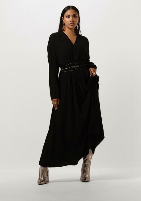 Zwarte LOUIZON Maxi jurk ALJAMBRA - large