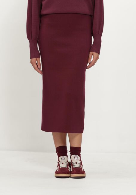 Bordeaux OBJECT Midirok OBJREYNARD HW KNIT SKIRT - large