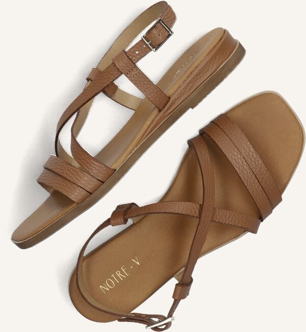 Cognac NOTRE-V Sandalen 23161 Cognac NOTRE-V Sandalen 23161 - large